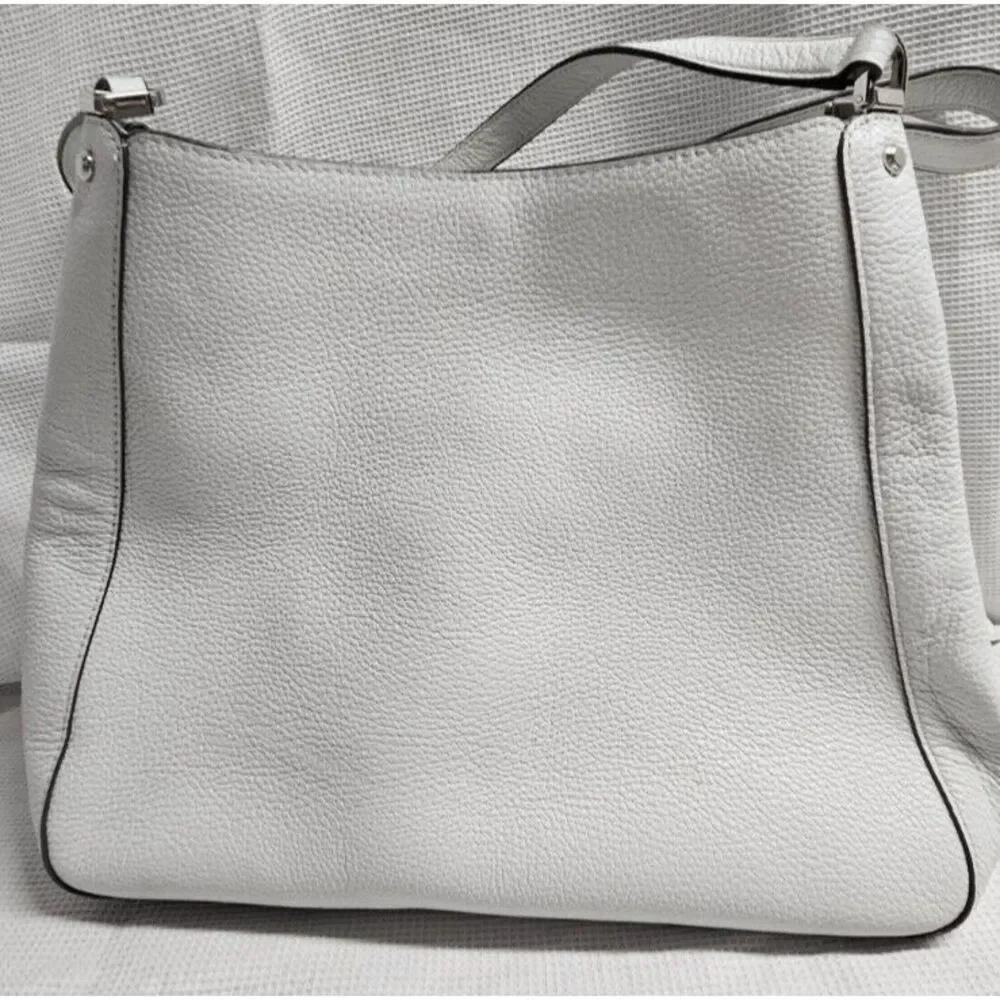 Kate Spade Leila 3 compartments light‎ blue leather double handle shoulder bags